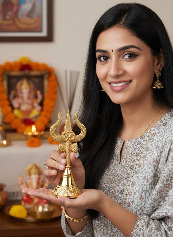 Sacch | Trishul Pooja Bell for Temple & Prayer Room - Image 3